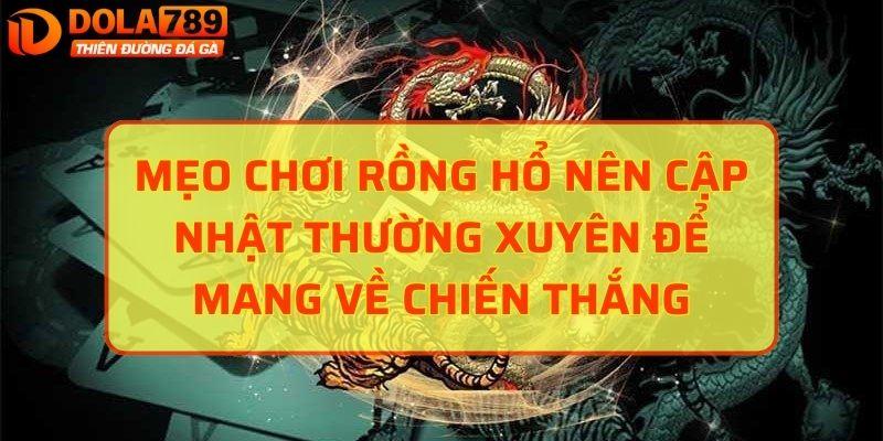 Mẹo chơi rồng hổ nên cập nhật thường xuyên